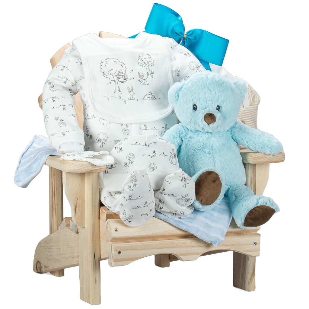 Baby Boy Muskoka Wooden Chair 