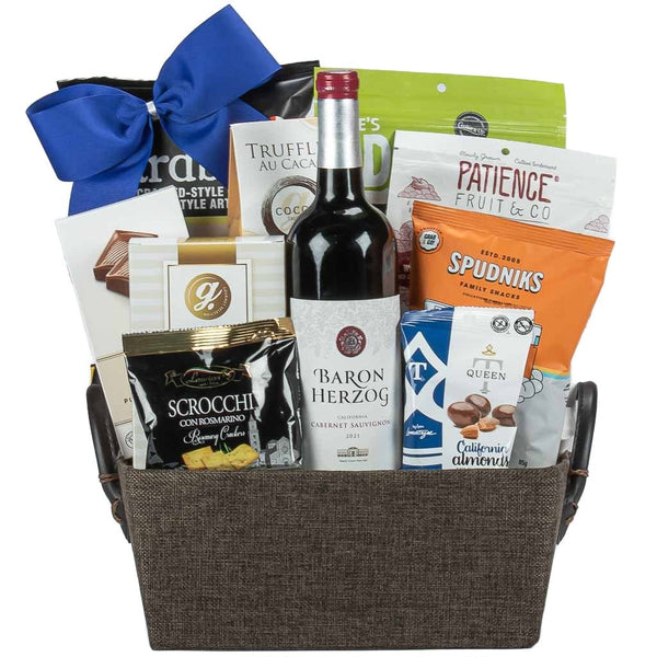 Kosher Red Wine Basket - SIMONTEA