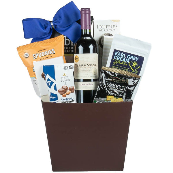 Kosher Wine Gift Basket - SIMONTEA