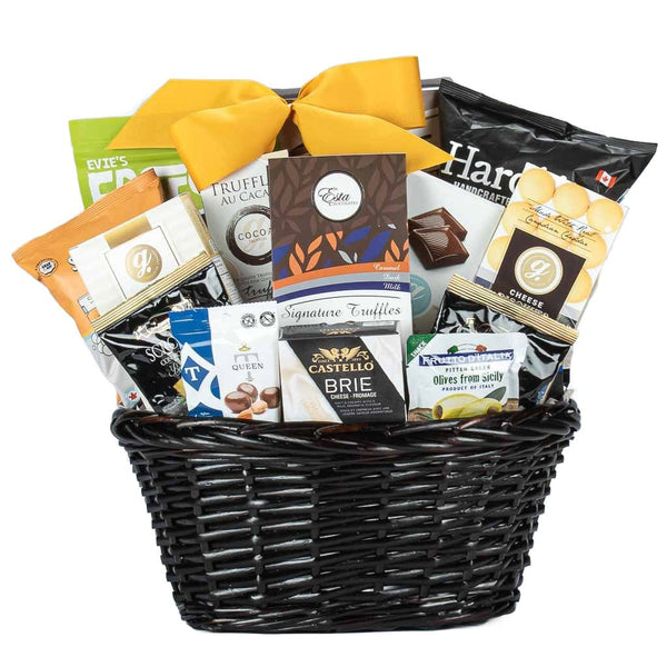 Holly Jolly Gourmet Snack Gift Basket – Christmas gift baskets – Canada  delivery - BroCrates Canada